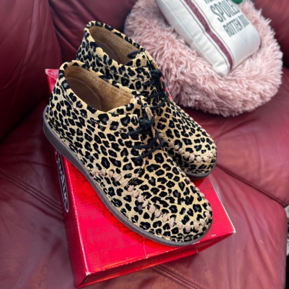 Justin Gypsy Leopard And Black Booties Women’s size 8 - Picture 4 of 9